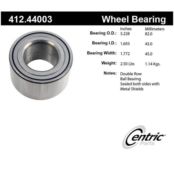 Centric Parts Wheel Bearing