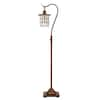 CAL Lighting 59. 25 in. H Antique Brass Metal Floor Lamp with Glass Shade  BO-2668FL-BAB - The Home Depot