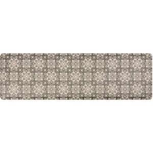 Sole Comfort Anti-Fatigue Mat, Boho Medallions : Dark Grey 22" x 72"