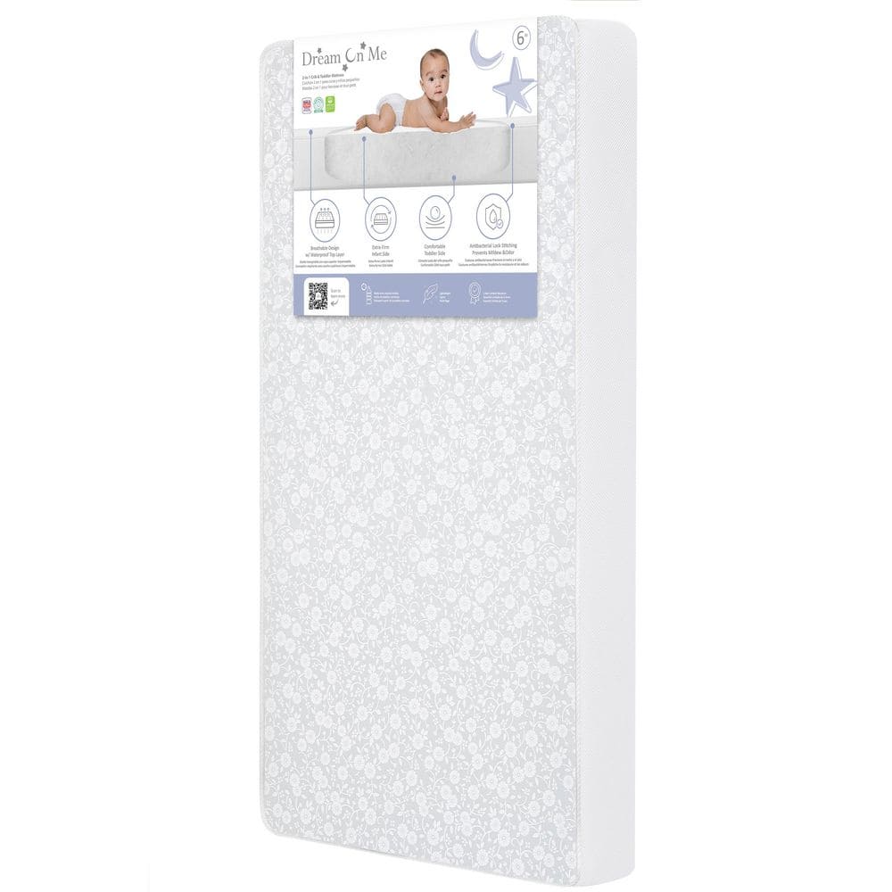 Lavender Breathable 6 Core Crib and Toddler Bed Mattress price history on PriceWatchPro