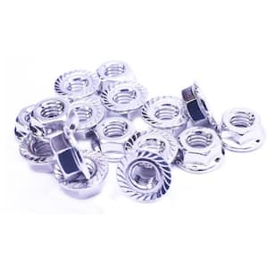 FOREVERBOLT M8-1.25 316 Stainless Steel Flange Nut Treated with NL