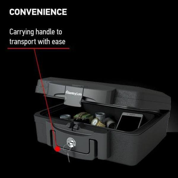 SENTRY FIREPROOF SMALL CHEST SAFE. BETTER SAFE THAN SORRY!! 