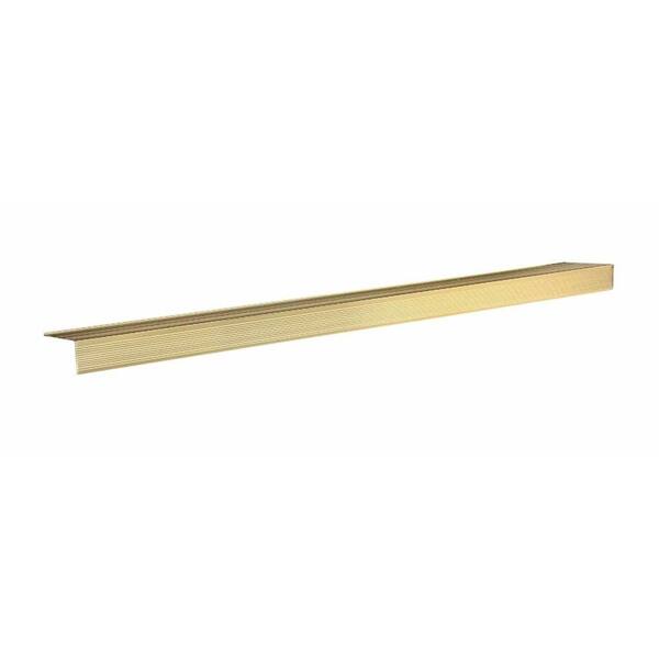 M-D Building Products TH083 4.5 in. x 1.5 in. x 72 in. Brite-Dip Gold Sill Nosing Weatherstrip