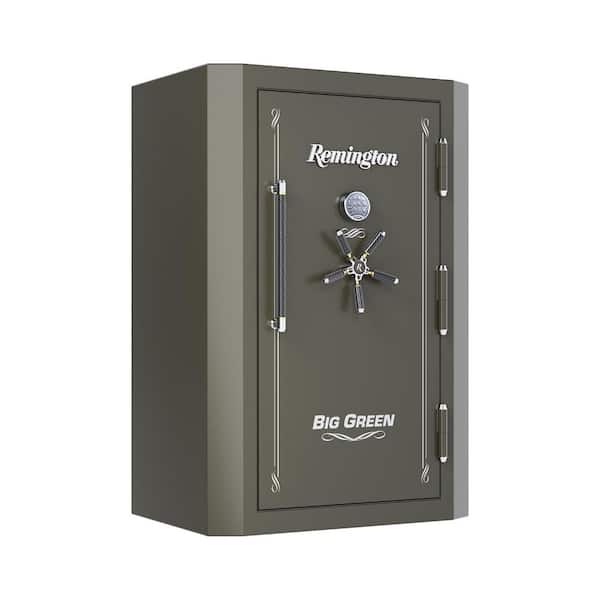44 Gun Fireproof/Waterproof Gun Safe with Electronic Lock, Bronze Green Satin Metallic
