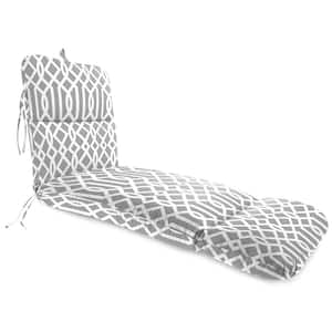 74 in. L x 22 in. W x 5 in. T Outdoor Chaise Lounge Cushion in Chauncey Pumice