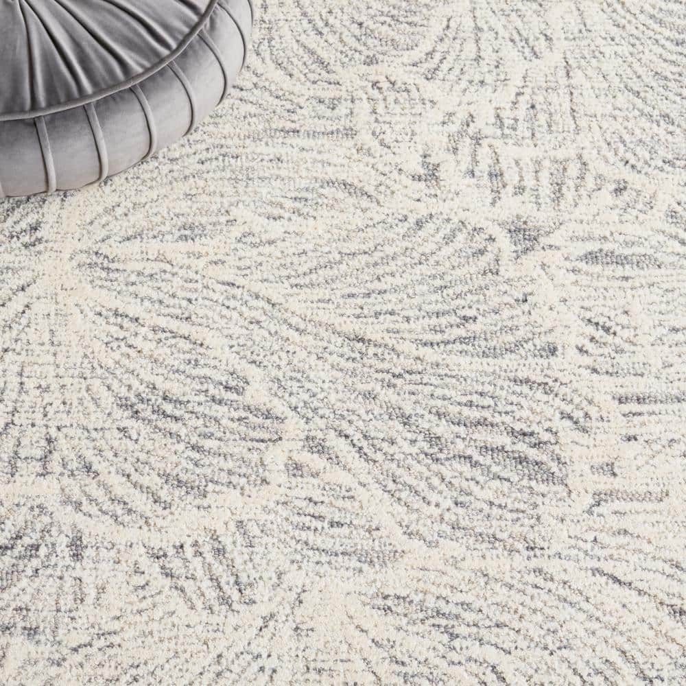 Ivory Wool 4' x 6' Hand-Tufted Rectangular Area Rug