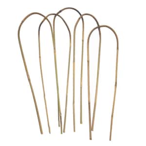 24 in. Bamboo U Trellis Hoop Stakes (5-Pack)