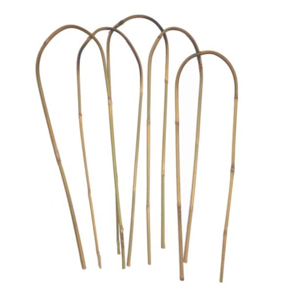 24 in. Bamboo U Trellis Hoop Stakes (5-Pack)