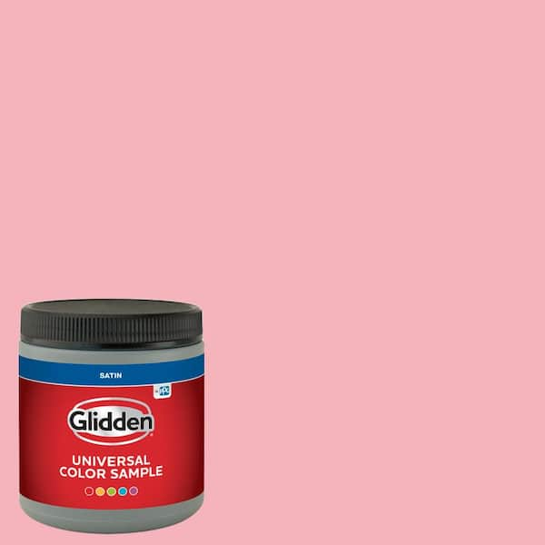 Glidden 8 oz. PPG1184-3 Powder Rose Satin Interior Paint Sample