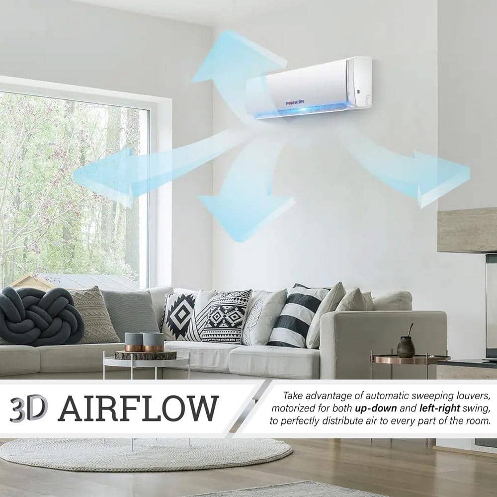 Pioneer Diamante 24,000 BTU Wall-Mounted Mini Split Heat Pump
