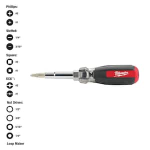 6 PACK Jakemy Precision Multibit Pocket Screwdriver with 4 Assorted Bits