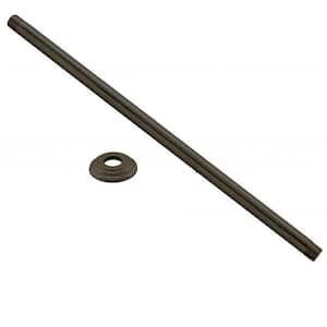 1/2 in. IPS x 24 in. Round Ceiling Mount Shower Arm with Flange, Oil Rubbed Bronze
