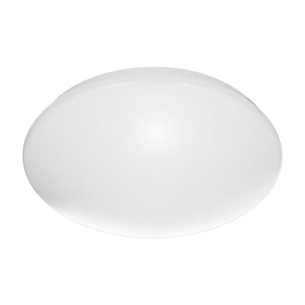Briignite ETL 13 in. 15 Watt White 5CCT Dimmable Integrated LED Flush Mount with White Shade