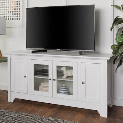 White Tv Stands Living Room Furniture The Home Depot