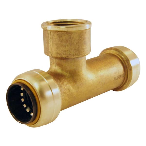 3/4-in PF Brass Push Fit Coupling