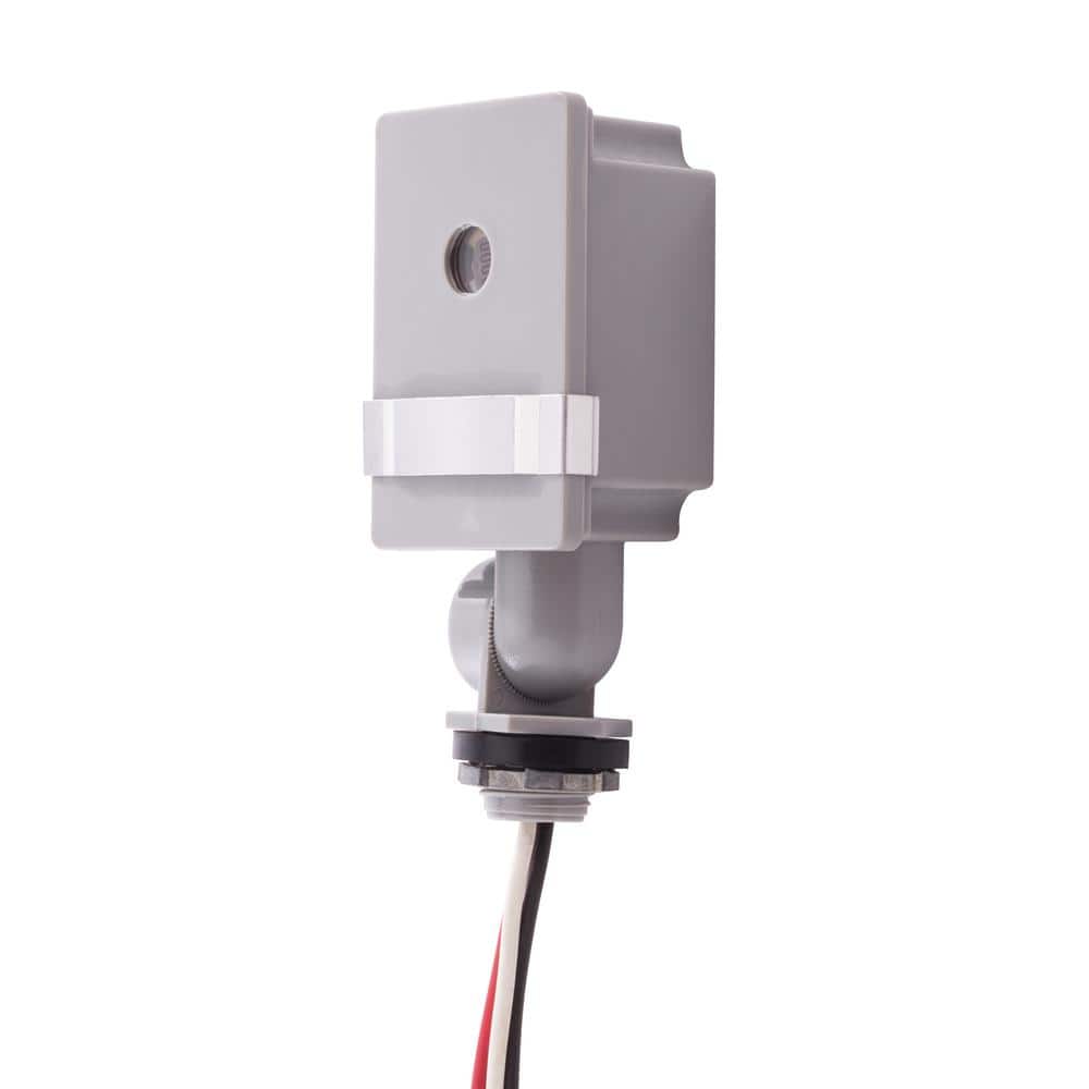 Gray Die-Cast Aluminum Photocontrol with Swivel Mount