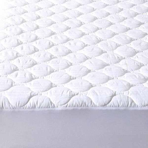 Quilted Mattress Protector Cover or Quilted Pillow Cover 4FT Small Double Beds., 