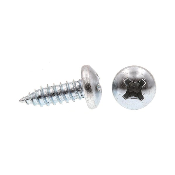 Everbilt #4 x 3/4 in. Phillips Pan Head Zinc Plated Sheet Metal Screw  (14-Pack) 806161 - The Home Depot