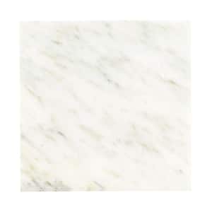 Greecian White 12 in. x 12 in. Honed Marble Floor and Wall Tile (5 sq. ft./case)
