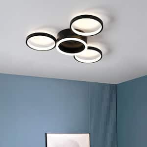 Cute 4-Light LED Integrated LED Flush Mount Ceiling Light