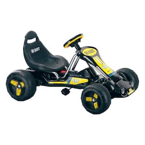 Go Kart Kids Ride-On 4-Wheel Pedal Car with Racing Decals