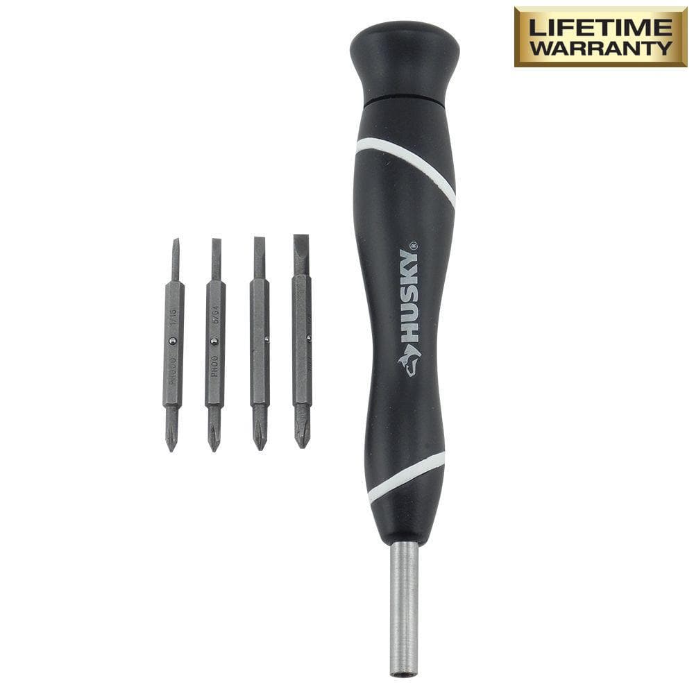 Husky 8-in-1 Precision Slotted and Philips Screwdriver 71281H - The ...