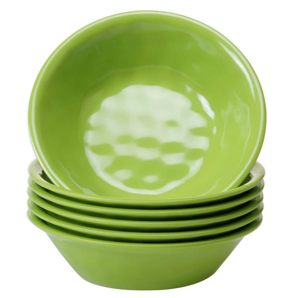 Certified International 6-Piece Green Bowl Set