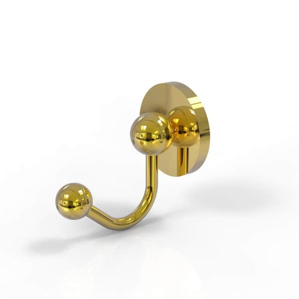 Allied Brass Prestige Skyline Collection J-Hook Robe/Towel Hook in Polished Brass