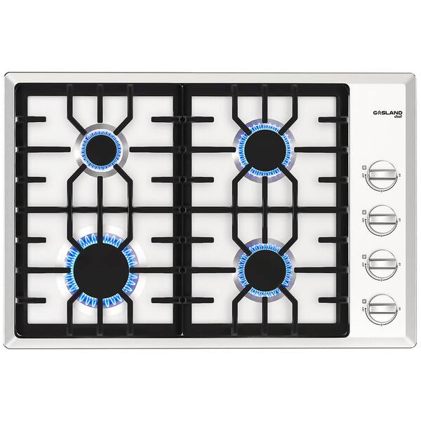 GASLAND Chef 30 in. BuiltIn Gas Cooktop in Stainless Steel with 4