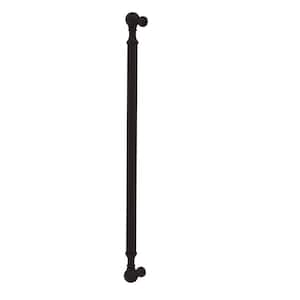 18 in. Center-to-Center Beaded Refrigerator Pull in Oil Rubbed Bronze