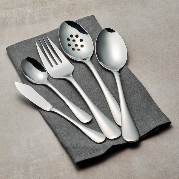 Crate & Barrel Stainless Utensils, Set of 8