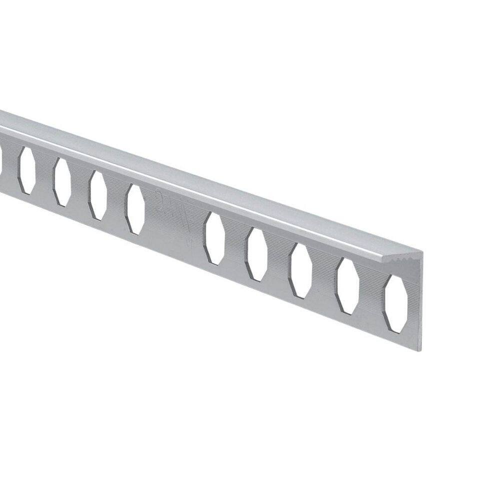 Novosuelo Matt Silver 3/16 in. x 98-1/2 in. Aluminum Tile Edging Trim price history on PriceWatchPro
