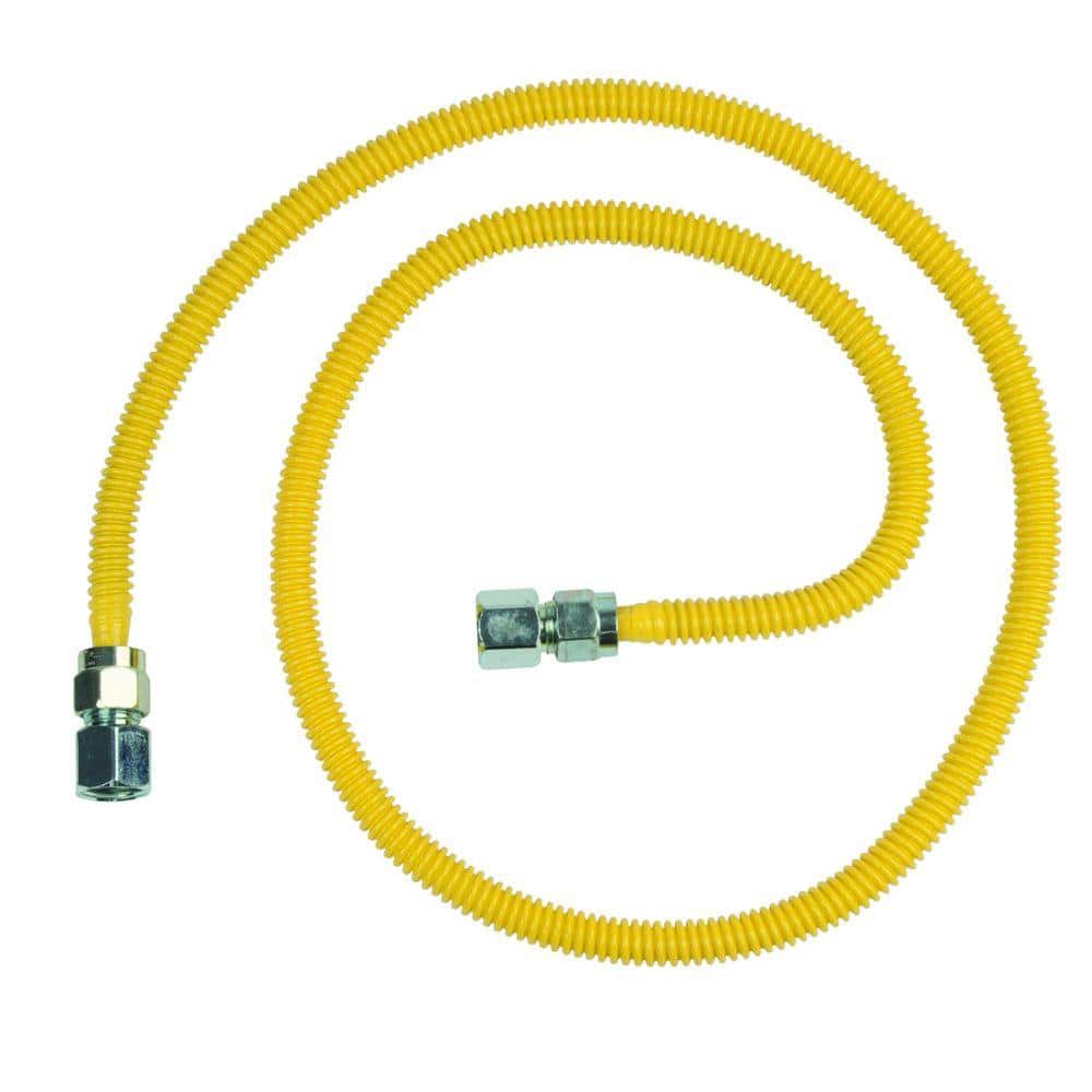 ProCoat 1/2 in. FIP x 1/2 in. FIP x 60 in. Stainless Steel Gas Connector 1/2 in. O.D. (53,200 BTU) price history on PriceWatchPro