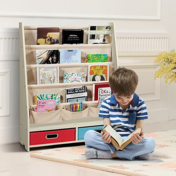 Kids cloth best sale bookshelf