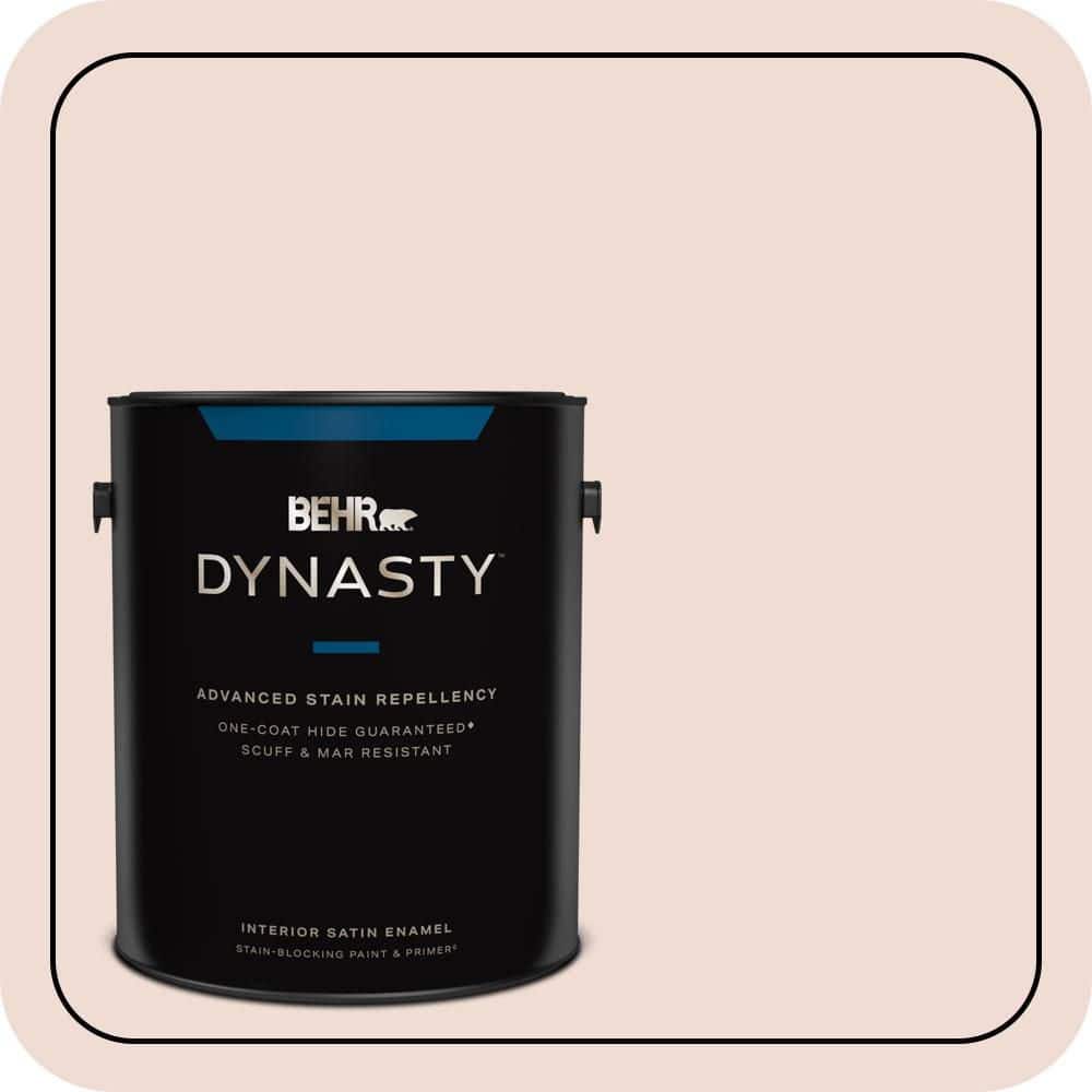 1 gal. #MQ3-34 Stolen Kiss One-Coat Hide Satin Enamel Interior Stain-Blocking Paint and Primer price history on PriceWatchPro