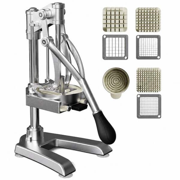 Commercial 2-in-1 Juicer and Vegetable Chopper Heavy Duty Manual Squeezer Dicer for Citrus Fruits and Veggies