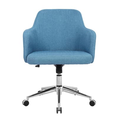 Blue Basics Classic, Adjustable, Swivel Office Desk Chair with Casters and Twill Fabric