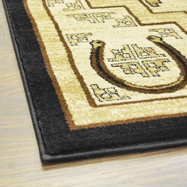 Lodge King Great Escape Multi 2 ft. x 8 ft. Western Area Rug