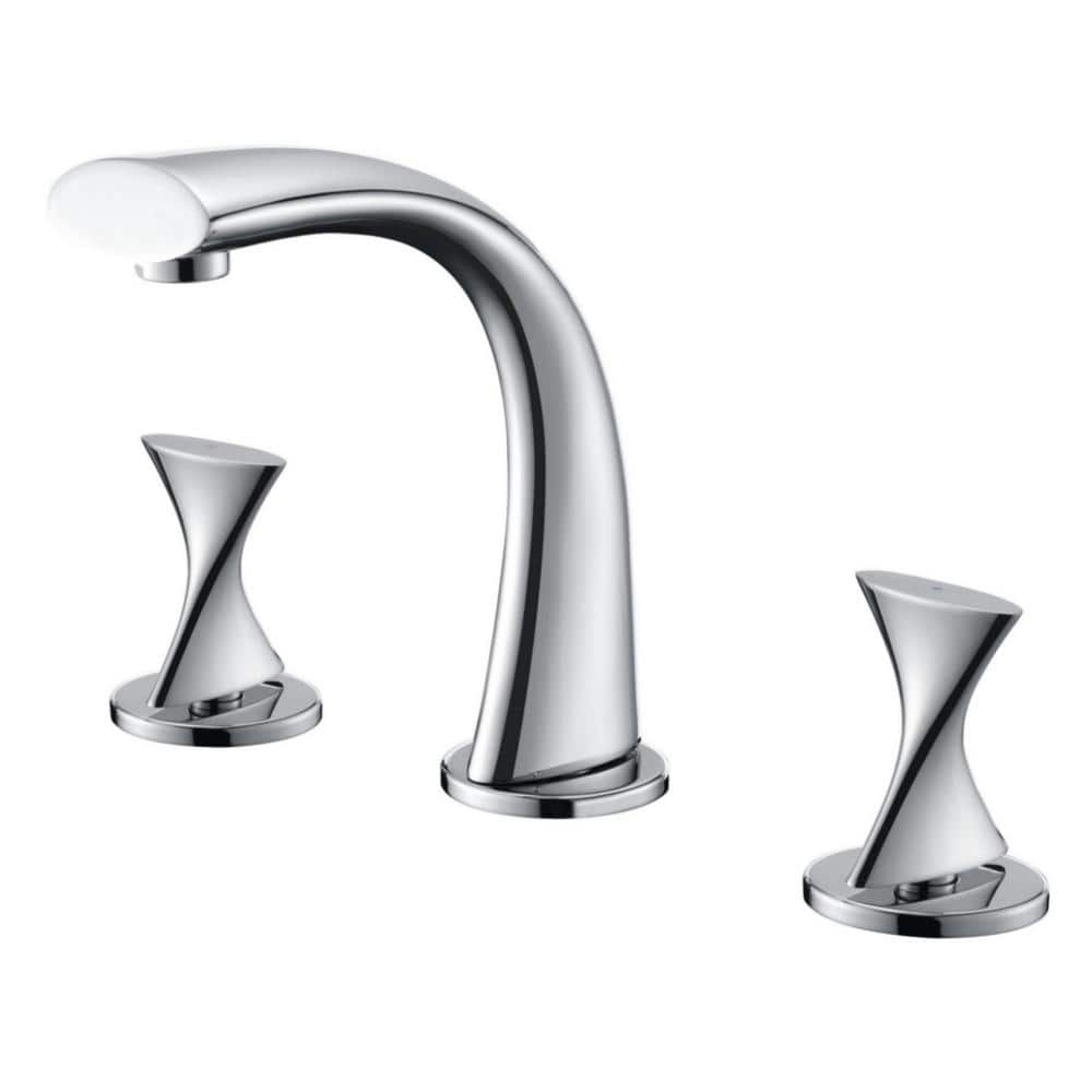 Ultra Faucets Twist 8 in. Widespread 2-Handle Bathroom