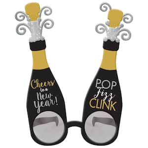 New Year's 8 in. Deluxe Glasses (2-Pack)