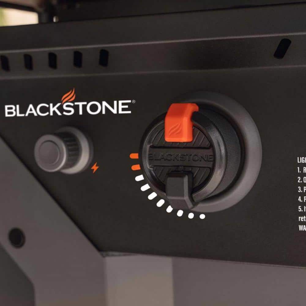 Black 36" Propane Gas Outdoor Griddle with Hood