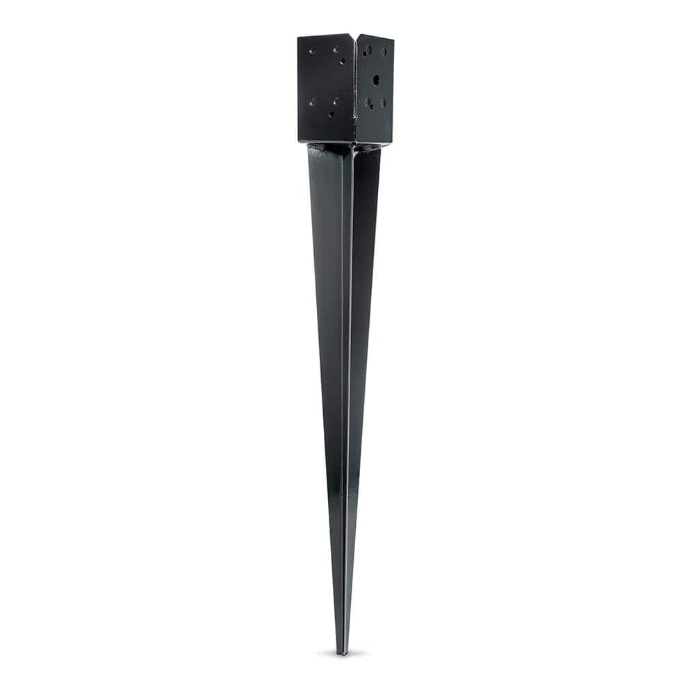 Simpson Strong-Tie E-Z Spike Steel Black Powder-Coated Fence Post Spike