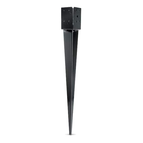 Simpson Strong-Tie E-Z Spike Black Powder-Coated Post- Base Spike for 4x4 Nominal Lumber