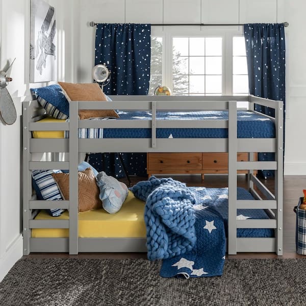 Walker Edison Furniture Company Low, Bunk Beds That Turn Into Twin