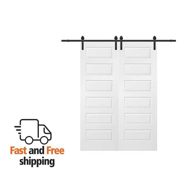 MMI DOOR 36 in. x 96 in. Rockport Molded Solid Core Primed MDF