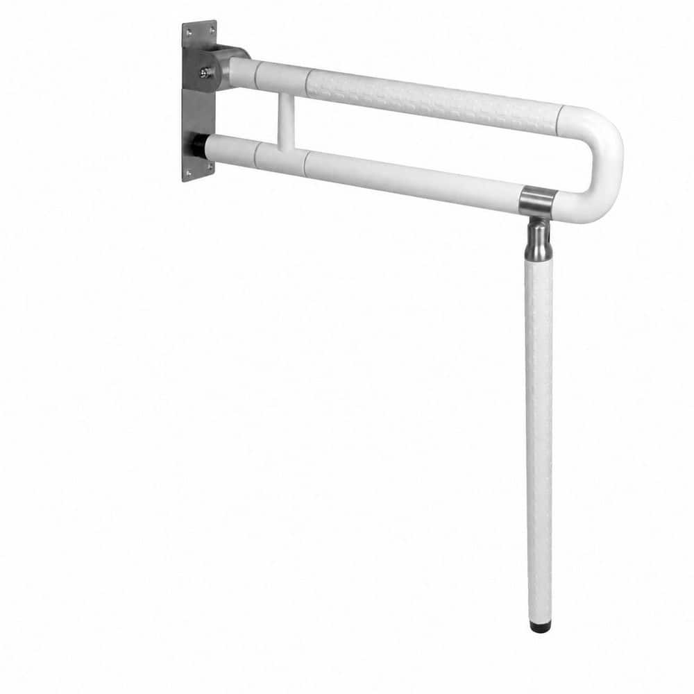 24 in Foldable Toilet Safety Rail Wall-Mount Grab Bar with Non-Slip Stainless Steel Support for Seniors price history on PriceWatchPro