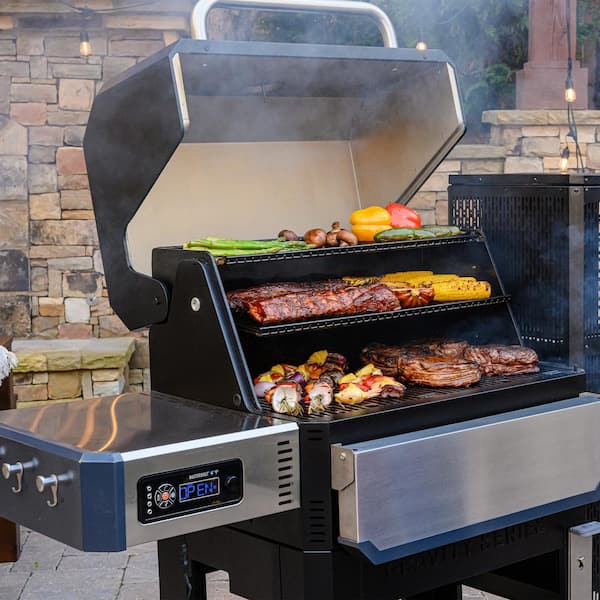 at-02 Smart Digital Wireless Cooking Grilling Smoker BBQ