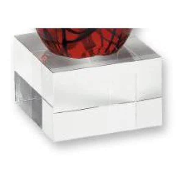 Elegant Murano-Style White Corkscrew Glass Art Centerpiece