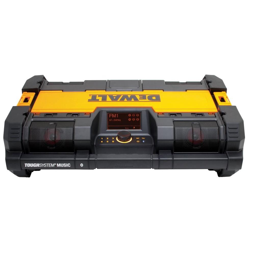 DEWALT TOUGHSYSTEM 14-1/2 in. Portable and Stackable Radio/Digital Music  Player with Bluetooth and Battery Charger DWST08810 - The Home Depot