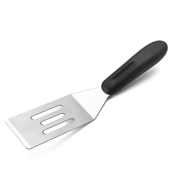 Kitchen Tools Stainless Steel Mini Brownie Spatula Non-Slip Handle Sharp Edge Thin Flexible Turner for Cooking Baking